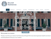 Tablet Screenshot of hilltopproperties.net